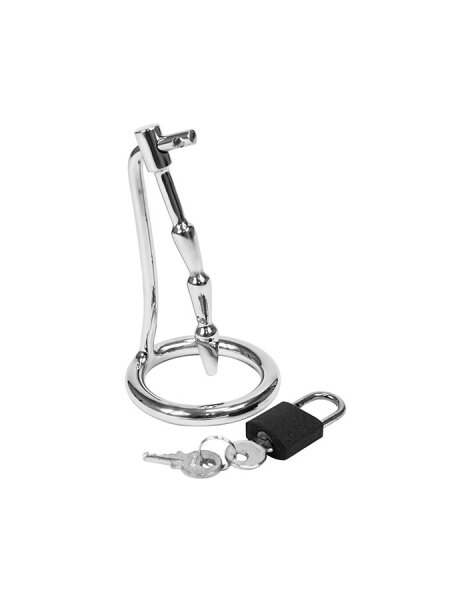 Rimba Penis Plug Chastity Silver Ø 4.5 cm