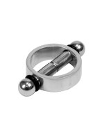 Rimba Magnetische Nippelklemmen Silber Ø 2,5 cm