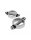 Rimba Magnetische Nippelklemmen Silber Ø 2,5 cm