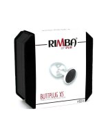 Rimba Anal Plug with Crystal Silver Black Ø 2.4 cm