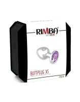 Rimba Anal Plug with Crystal Silver Purple Ø 2.4 cm