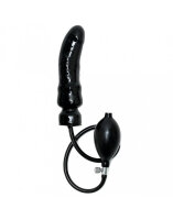Rimba inflatable dildo with solid core black 15 cm...