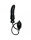 Rimba Aufblasbarer Dildo mit massiven Kern Schwarz 15 cm Ø 3,5 - 8,5 cm