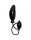 Rimba Aufblasbarer Dildo mit massiven Kern Schwarz 15 cm Ø 3,5 - 8,5 cm