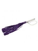 Rimba leather whip purple 52 cm