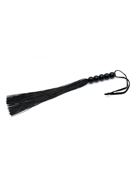 Rimba Silikon Flogger Schwarz 38 cm