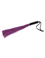 Rimba Silikon Flogger Lila Schwarz 38 cm