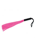 Rimba Silikon Flogger Rosa Schwarz 38 cm