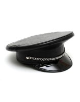 Rimba Polizei-Mütze Schwarz Silber M-L