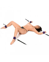 Rimba Soft Bondage Under the Mattress Set 5-Piece Purple Black