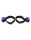 Rimba Soft Bondage Upper Leg to Wrist Cuffs 2-Piece Purple Black