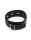 Rimba Leder Halsfessel mit D-Ring Schwarz 48 - 58 cm