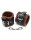Rimba Luxe Padded Handcuffs Black Brown