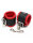 Rimba Luxe Padded Handcuffs Black Red