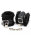 Rimba Padded Handcuffs with Padlock and Fur Black