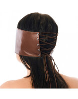 Rimba Blindfold with Nose Opening Brown
