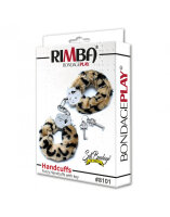 Rimba Polizei Handschellen mit Pelz in Leoparddruck...