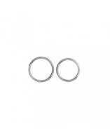 Rimba 2-teiliges Cockring-Set aus Metall Silber Ø...