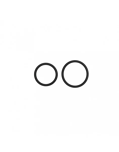 Rimba 2-teiliges Cockring Set Schwarz Ø 5+5,5 cm