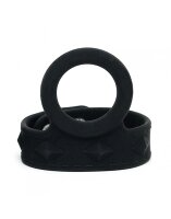 Rimba Penis Strap with Cock Ring Black Ø 3 cm