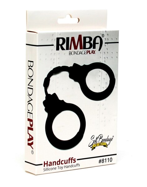 Rimba Silicone Handcuffs Black
