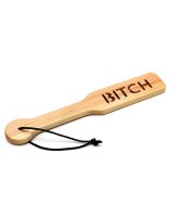 Rimba Wooden Paddle with “Bitch” Label Brown...
