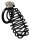 Rimba metal chastity cage with lock black 12 cm