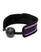 Rimba Ballgag Lila Schwarz Ø 4,5 cm