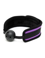 Rimba Ballgag Lila Schwarz Ø 4,5 cm