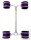 Rimba spreader bar with 4 detachable restraints multicolour 30 cm