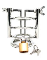 Rimba Urethral Stretcher with Penis Ring and Padlock Ø 4.5 cm