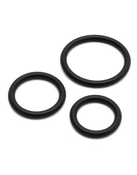 Rimba Flexibles Silikon Cockring Trio Ø 3 cm - 5 cm
