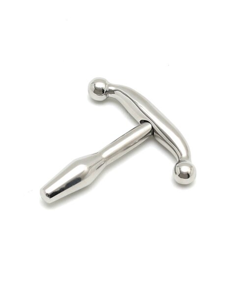 Rimba Smooth Urethral Plug Silver 9 mm