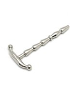 Rimba Ribbed Urethral Sound Silver 7 mm