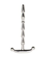 Rimba Ribbed Urethral Sound Silver 7 mm