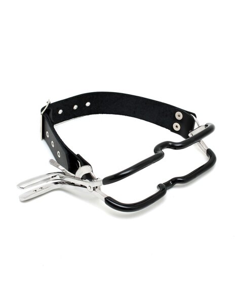 Rimba Jennings Mouth Clamp with Collar Black