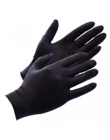 Rimba Latex Play - Disposable Latex Gloves (100 pieces) - Black - S