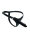 Rimba Strap-on Dildo with Harness Black 12 cm Ø 3.5 cm
