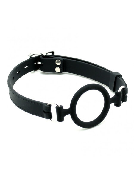 Rimba Toys O-Ring Gag Black Ø 5 cm