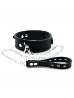 Rimba Toys Adjustable Collar with Leash Black