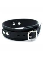 Rimba Toys Adjustable Collar with Leash Black