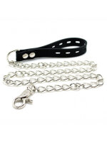 Rimba Toys Adjustable Collar with Leash Black