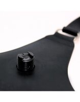 Rimba Strap-On Dildo mit Gurt Schwarz 20 cm Ø 5 cm