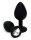 Rimba 2-teiliges Buttplug Set Schwarz Ø 2,8-3,8 cm