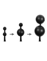 Rimba Latex Play - Inflatable Anal Plug with Double...