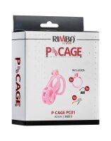 Rimba P-Cage PC01 Penis Cage Pink 8.5 cm Ø 3.9 cm