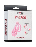 Rimba P-Cage PC01 Penis Cage Pink 9.5 cm Ø 3.9 cm