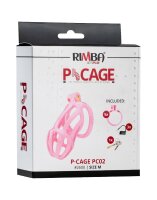 Rimba P-Cage PC02 Penis Cage Pink 9.5 cm Ø 3.9 cm