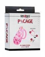 Rimba P-Cage PC03 Penis Cage Pink 9.5 cm Ø 3.9 cm