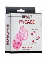 Rimba P-Cage PC03 Penis Cage Pink 10.5 cm Ø 3.9 cm